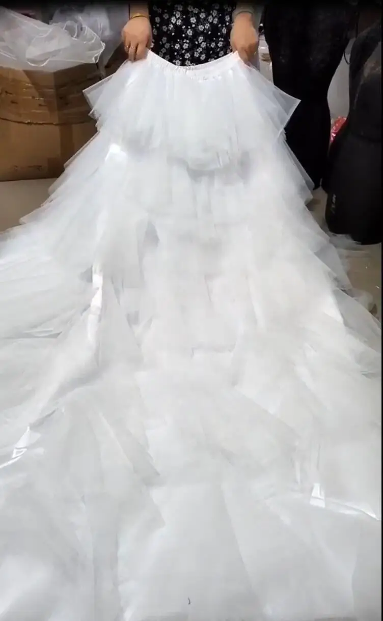 Customized Africa Sexy Mermaid Wedding Dresses With Detachable Skirt Bling Bling Shiny Pearls Appliques Fish Tail Bridal Dress