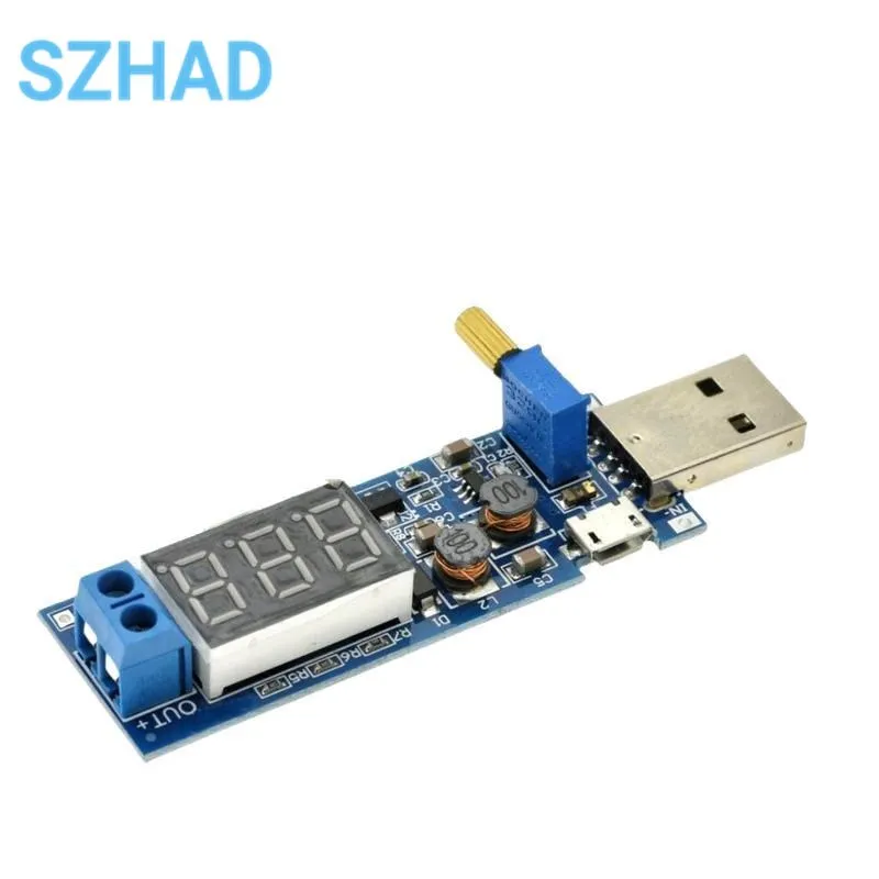 Boost Buck Converter USB Step UP / Down Power Supply Module DC-DC 5V To 3.3V / 12V Adjustable Out DC 1.2V-24V