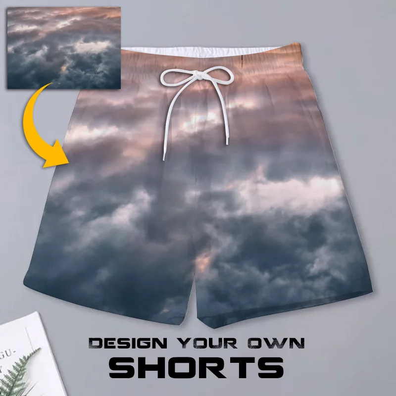 Customized Summer Casual Unisex Shorts Loose Short Pants For Men and Women Dropshipping Fast Dry Sportswear