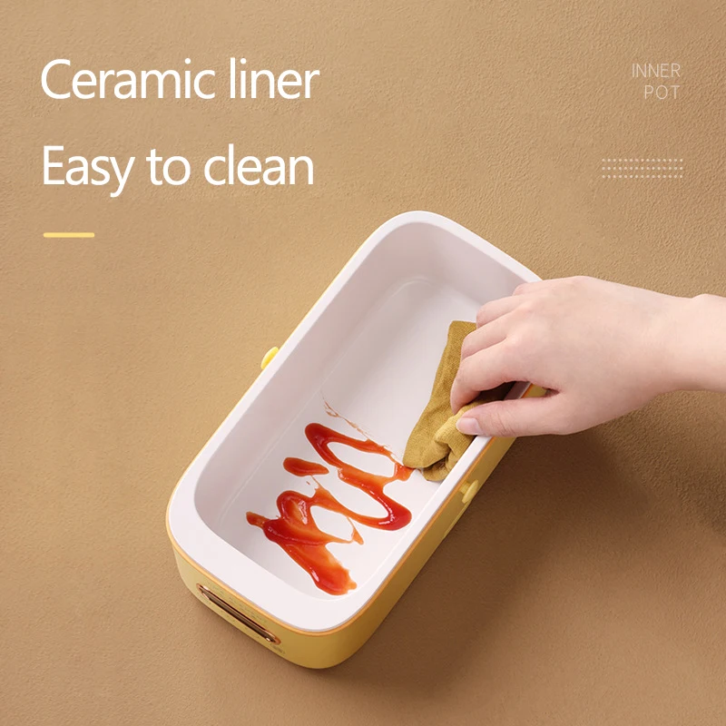 صندوق كهربائي ذكي خالي من الماء ، طباخ أرز ، صندوق بينتوكوكر للتسخين ، متعدد الطهو ، وعاء تسخين الطعام ، 1 لتر ، V ،