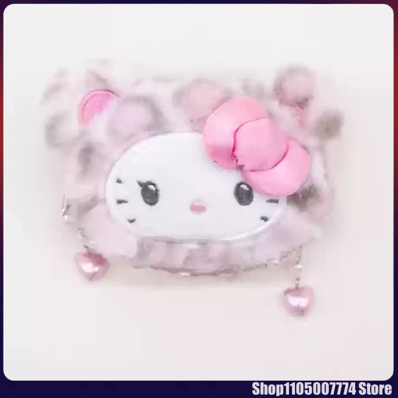 

Kawaii HelloKitty Character Peripheral Leopard Print Bear Hairclip Hairpin Jewelry Hair Accessories Decor Kids Gifts