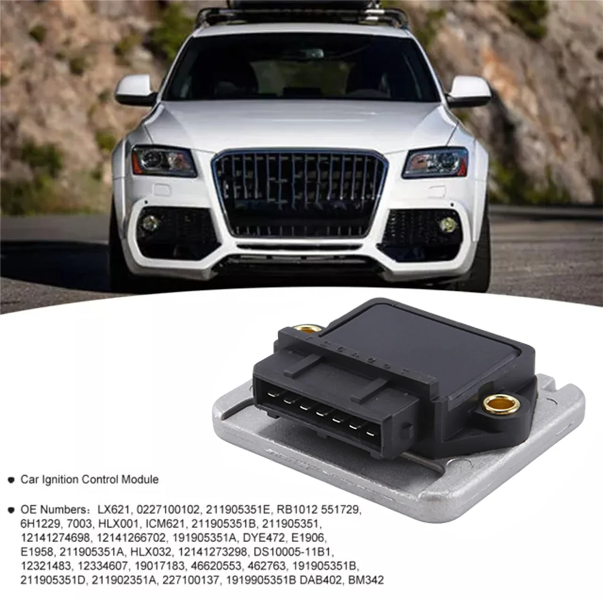 

Блок управления зажиганием для Audi VW 191905351A 8980534 LX621 0227100142