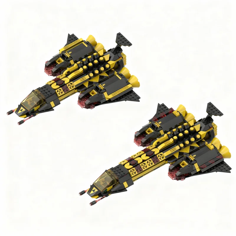 

1308pcs MOC B_o_B Space Blacktron I Model Building Blocks Construction Toy Christmas Gifts DIY Creative Idea Education Birthday
