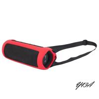 Y43A-Silicone Bluetooth-Compatible Speaker Case With Carabiner Waterproof Protective Sleeve Adjustable Strap For  Flip 6