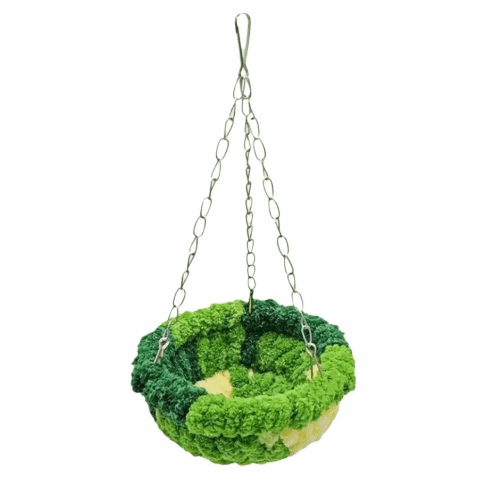 

Pet Accessories Warm Bird Hanging Hammock Bite Resistant Comfortable Bird Swing Toy Thicken Soft Bird Cage Swing Autumn Winter