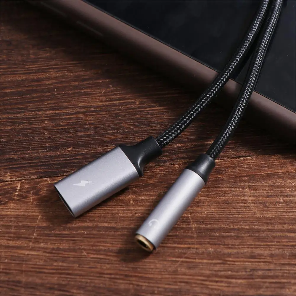 Простое управление Разветвитель кабеля AUX 3 5 мм Разъем 2 в 1 Аудиоадаптер IOS «папа-мама» для зарядки планшета IOS на 3,5 мм