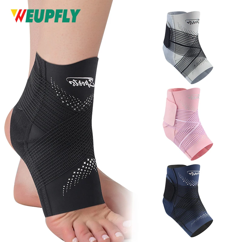 

Ортопедический бандаж для голеностопа с компрессионной поддержкой и ремешком, для облегчения боли при подошвенном фасциите и спортивных травмах, 1 шт.