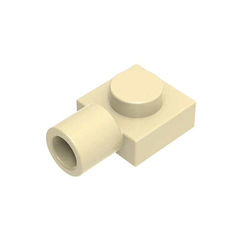 MOC 10 pièces 3024W 1x1 plaque spéciale blocs de construction Kit court 1 trou avec cylindre maison château briques particules jouets enfants cadeau