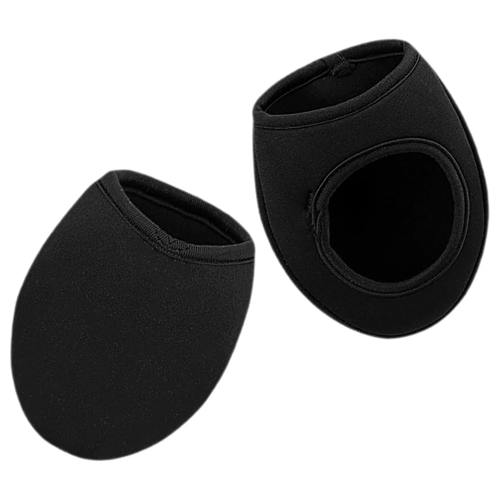 1 زوج يندبروف الحرارية الدراجات الجرموق نصف أغطية الحذاء لركوب الدراجات في الهواء الطلق تصاعد مقاوم للماء حماة دافئة دائم