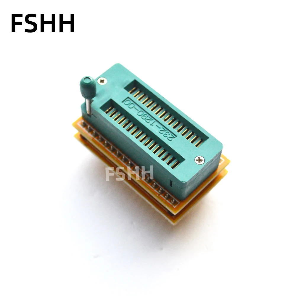 600mil 15.24 มม.DIP42 ซ็อกเก็ต 1.778 มม.SDIP42 TO DIP42 โปรแกรมเมอร์อะแดปเตอร์ 2.54 มม.ซ็อกเก็ตทดสอบ 242-1293-00 232-1290-00 SDIP32