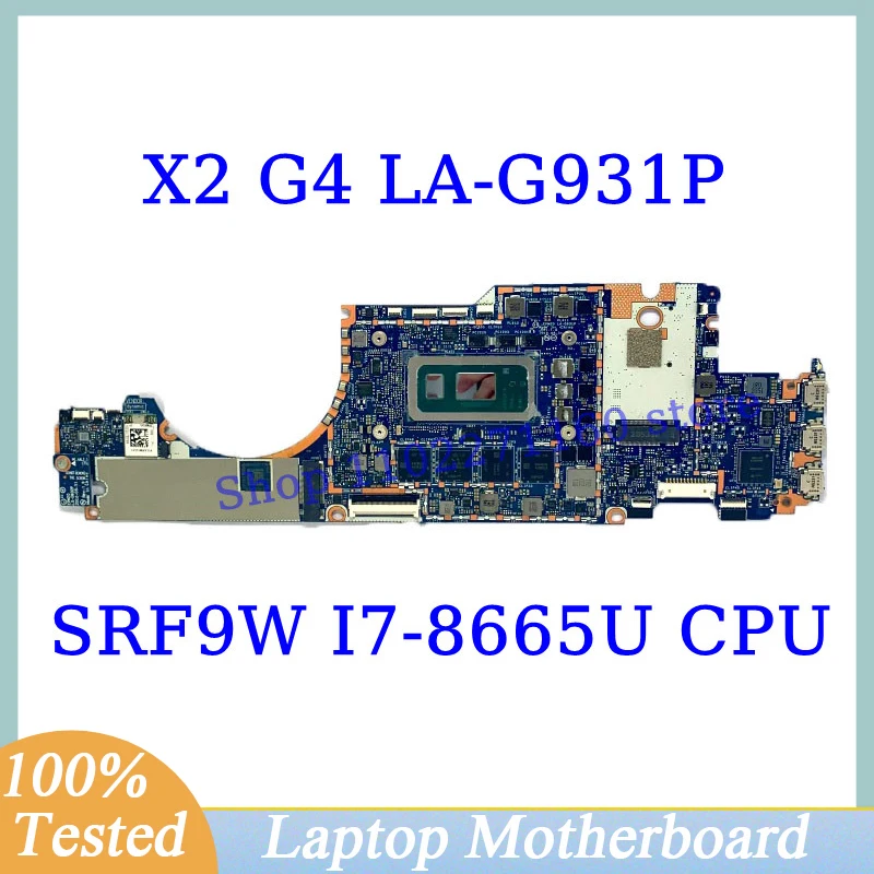 EPM20 LA-G931P For HP EIite X2 G4 High Quality Mainboard With SRF9W I7-8665U CPU Laptop Motherboard 100%Full Tested Working Well