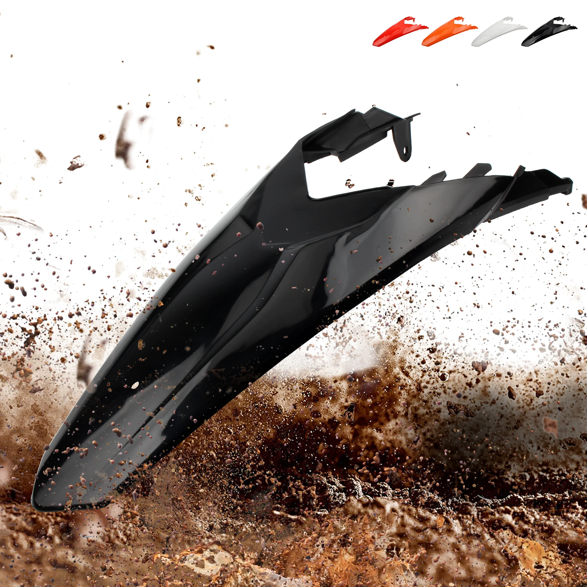 For KTM Motocross Rear Tail Panel Mudguard 125SX 150SX 250SX SXF250 SXF350 SXF450 2013-2014 Enduro DirtBike Fender fairing Parts view 2