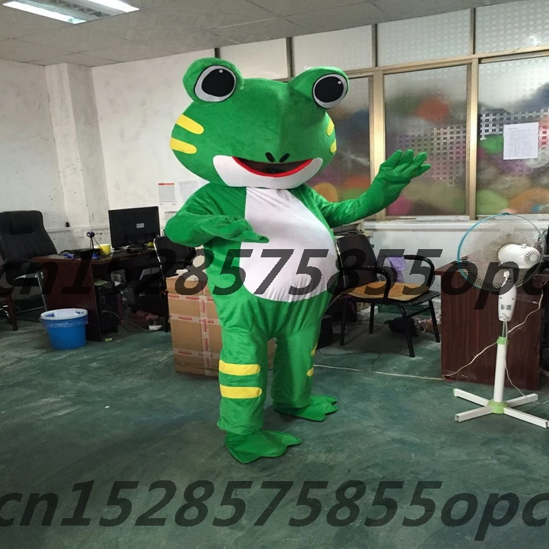 

Frogs Mascot Costume Cartoon Costume Halloween Fancy Dress Christmas Frog Mascotter Cosplay for Party Birthday Character Outfit