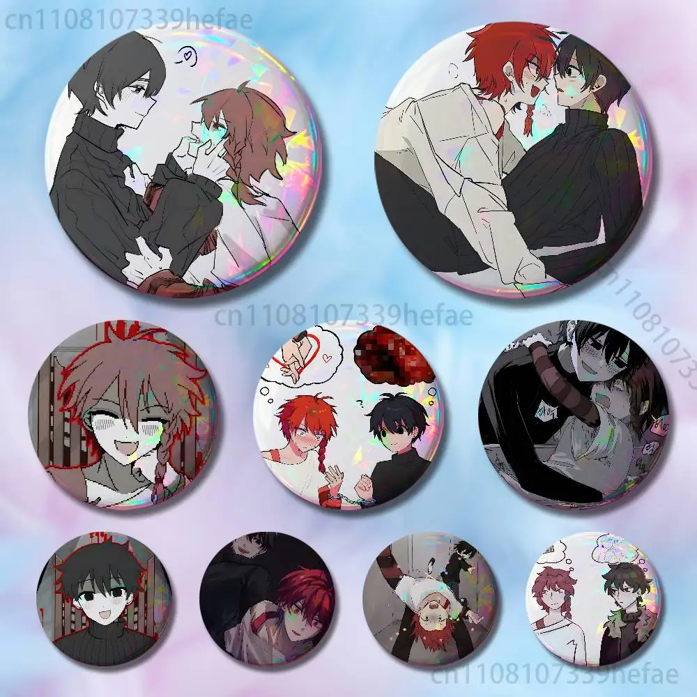 Z-Zeno Remake Game Insignia Badge Case For Decoration 44mm 32mm 58mm Round Tinplate Pin Brooch Gift