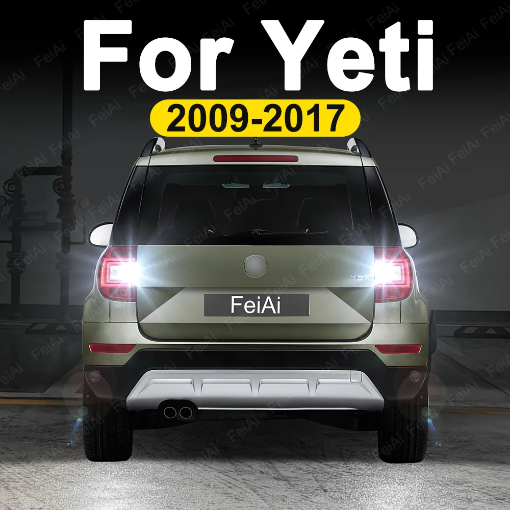 

For Skoda Yeti LED Backup Reverse Lights 2009 2010 2011 2012 2013 2014 2015 2016 2017 Yeti 5L Accessories Reversing Back Light