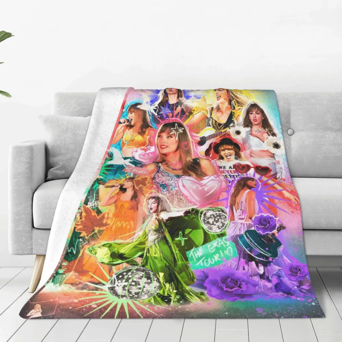 Super Warm BlanketGirls Boys 2025 New The Eras Tour Throw Blanket Singer Taylor-r Singer Star For Couch Bed Print Sofa Bed Cover