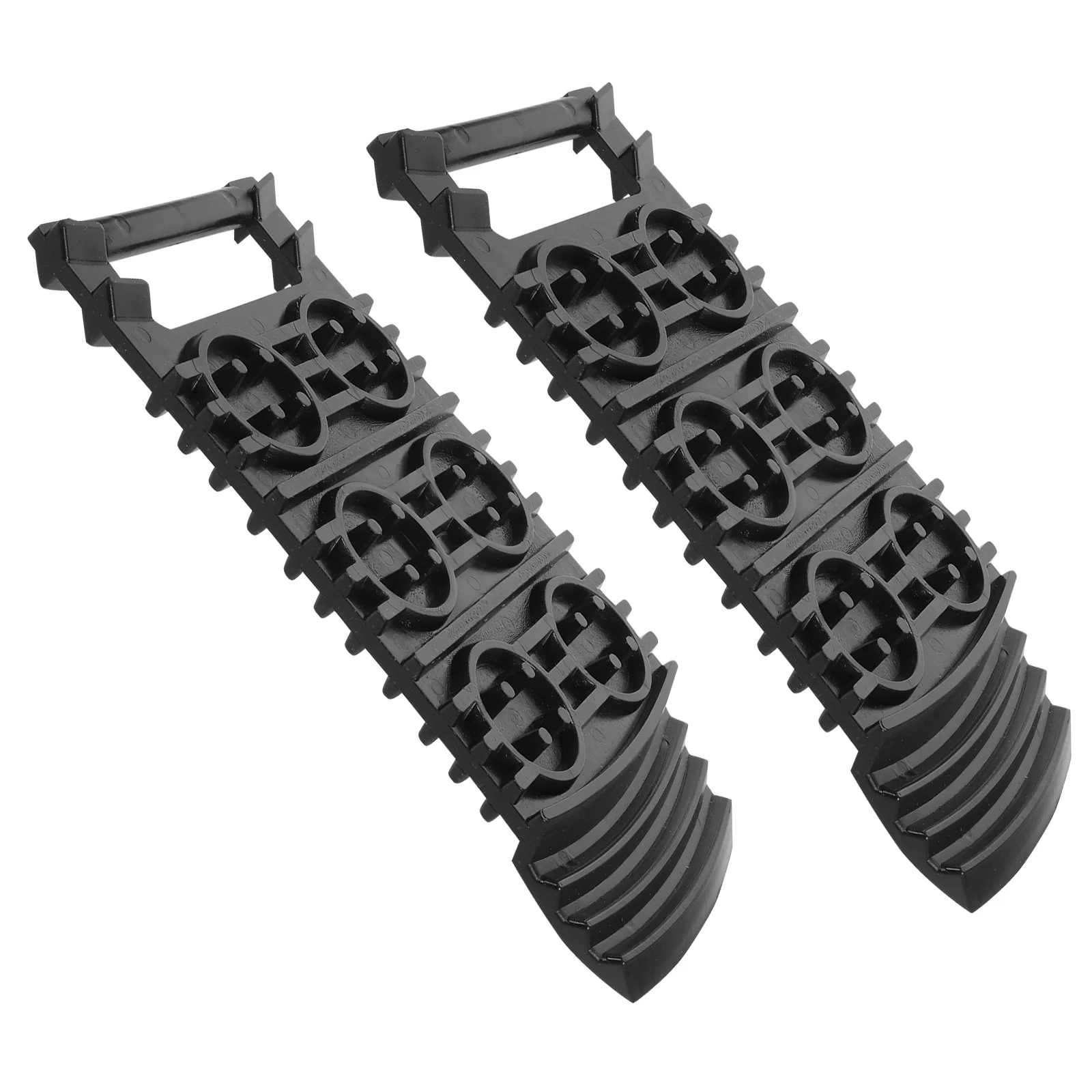

2pcs Car Tire Traction Mats Anti-Skid Recovery Boards Off-Road Escape Portable Snow Mud Sand Emergency Gear Durable Enhanced