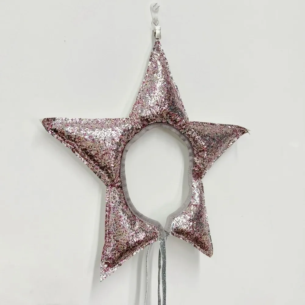 

Creative Runway Style Star Hairbands Soft Glittered Headband Props Party Headwear Birthday