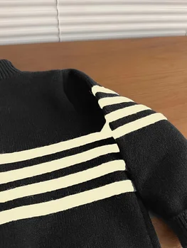 Boys Zipper Knit Cardigan 5 Boys' Cardigan Sweater New Children's Fashion Stylish Zipper Knitwear Toddler Handsome Jacket 5