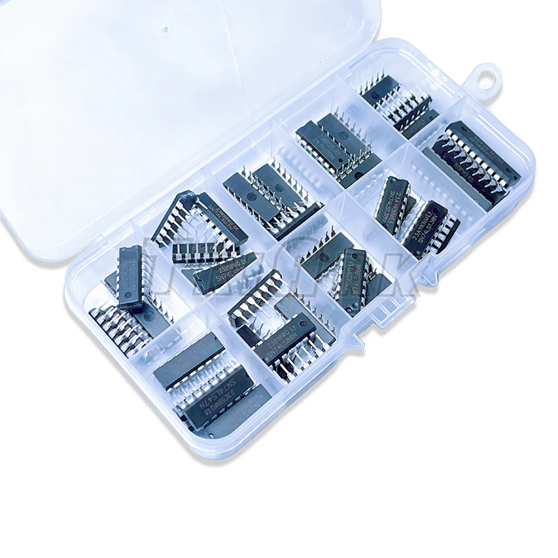 50 Pz/set Circuito Integrato DIP IC Combinazione KIT 74LS00 74LS02 74LS04 74LS08 74LS32 74LS47 74LS86 74LS90 74LS138 74LS245 Chip