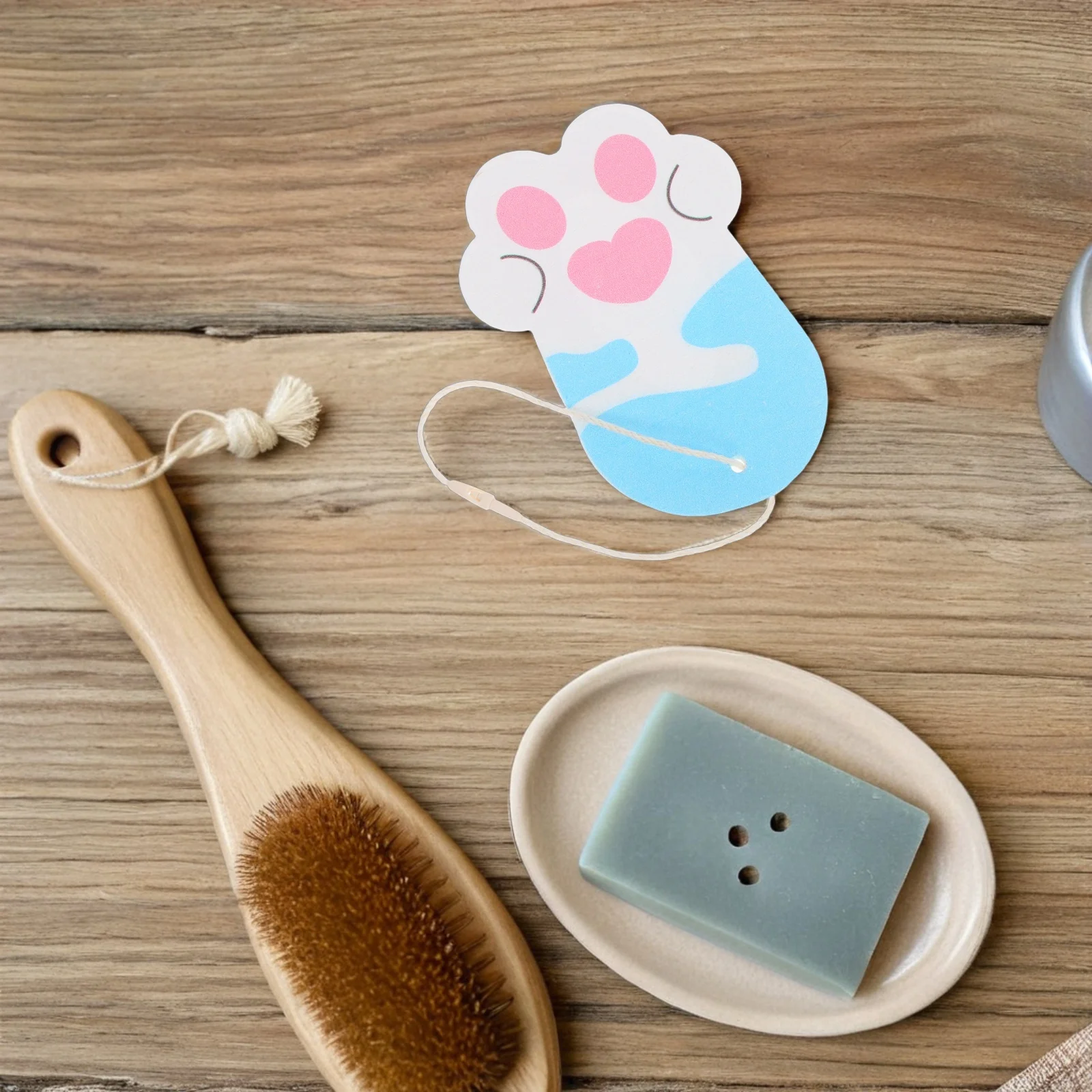 

4 Pcs Sponge Cleaning Supplies for Kitchen Cartoon Dish Compressed Sponges Washing Cat Shaped Dishwashing Wipe