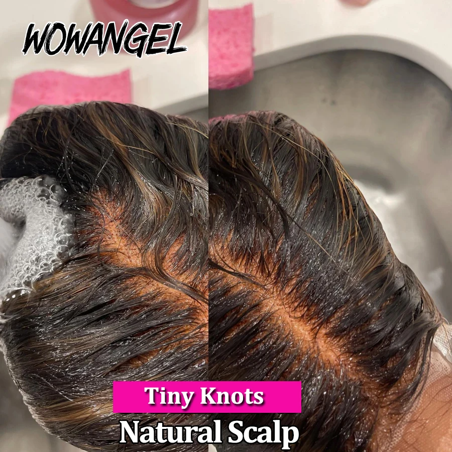 Parrucche Glueless da 34 pollici 1 b30 evidenziare parrucche dell'onda del corpo 5x5 HD chiusura in pizzo parrucche per capelli umani indossare parrucche per sciogliere pelli Bye Bye Knots