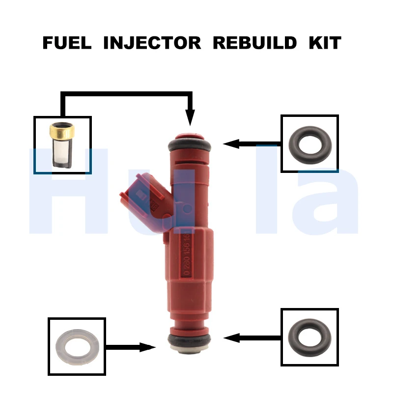 Fuel injector O-Ring Kit Seals Filters for 2003-2004 Mazda 6 2.3L 3M4G-BA 0280156161