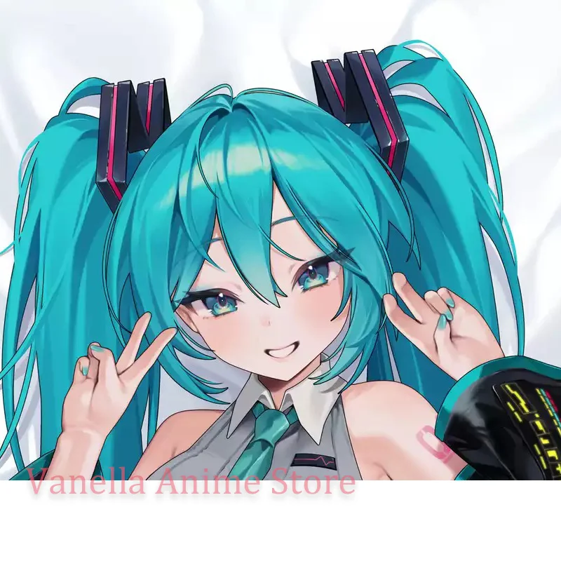 Dakimakura Anime Double-sided Print Miku Girl Body Pillow Cover Life-size Pillowcase Gifts