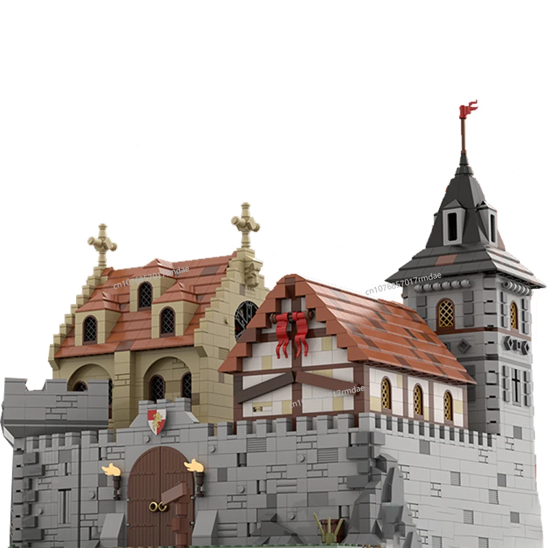 NEW 4747pcs MOC Europeanl Street View Medieval ROYAL Castle model DIY creative ideas Retro child Toy BirthdayGift buildingblocks