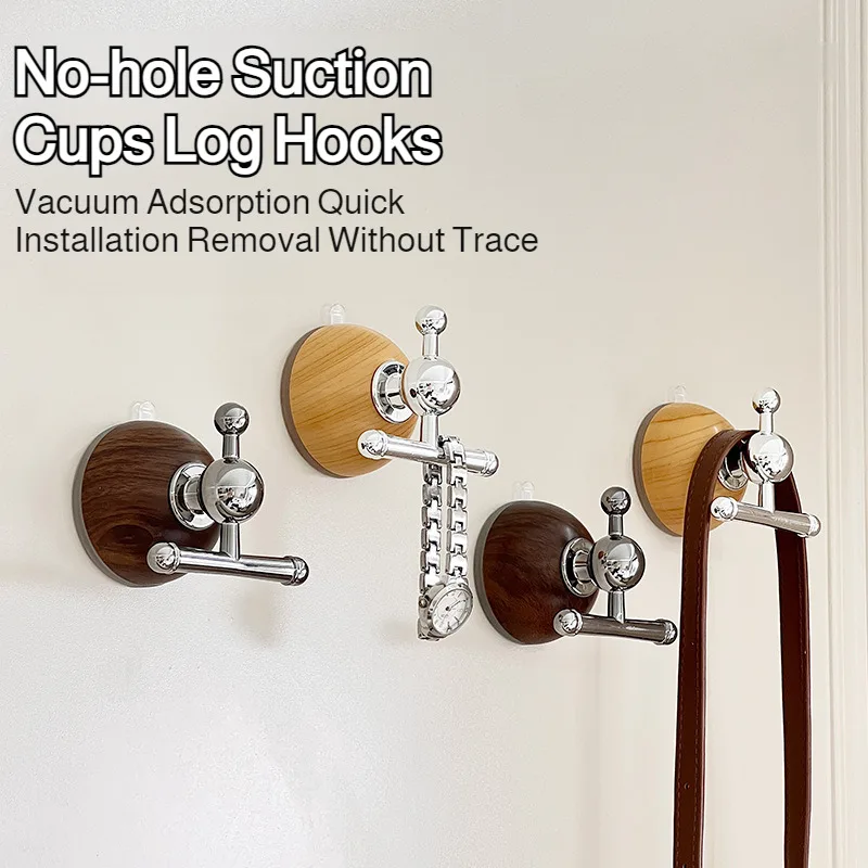Household Non Perforated Suction Cup Clothes Hook Strong Load-Bearing And Seamless Bathroom Hook Multi Purpose Suction Cup Hook