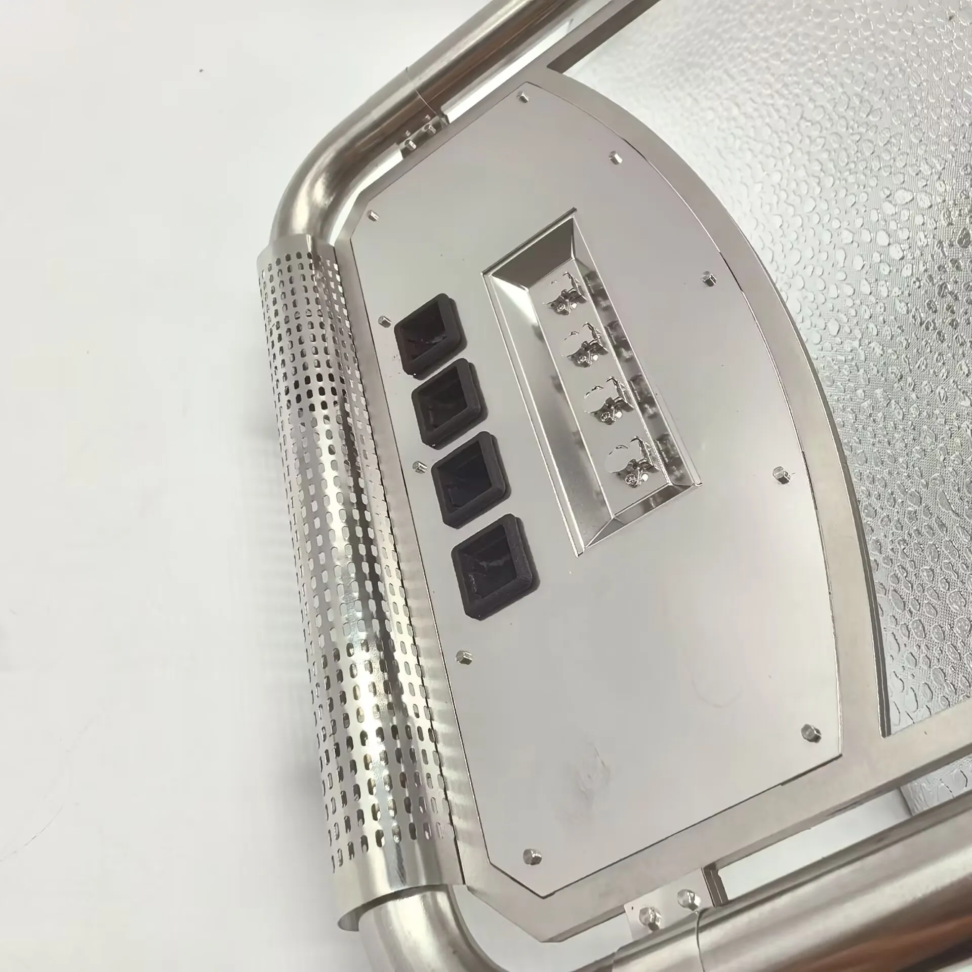 Chaminé de escape de simulação de metal em escala 1:14 para tamiya adequado para entusiastas de modelagem que gostam do estilo de caminhão euro para diy