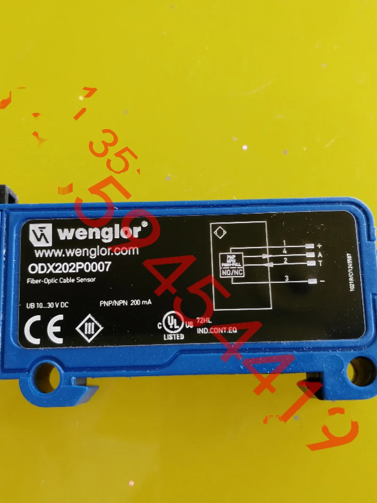 Wenglor Wegler Optical Brazing Sensor ODX202P0007 Original Genuine Free Shipping And Bargaining Order