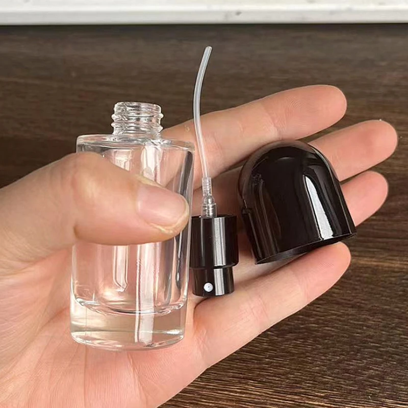 50pcs Perfume Bottle 20ml Glass Empty Pump Spray Refillable Cosmetic Container Portable Spray Bottle