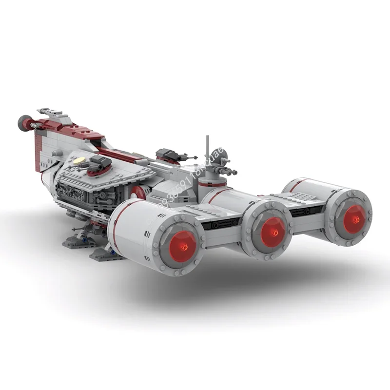 1733pcs MOC Republiek Fregatlader Omgebouwd Model Bouwstenen DIY Speelgoed Creatief Idee Onderwijs Kerstcadeaus Baksteen Kinderen