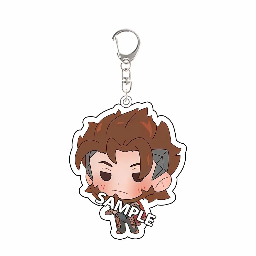 For Overwatch Game Peripheral Juno Ashe Sombra Acrylic KeyChain Q Version Cartoons Backpack Pendant Exquisite Festival Gift view 3
