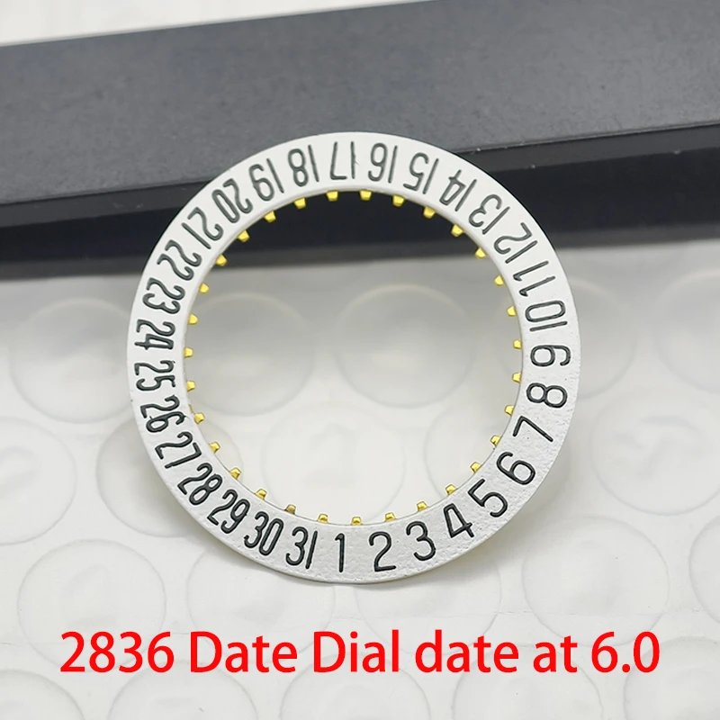 2824 2892 2836 Movement Date Wheel Dial Fit 2824 2892 2836 Automatic Mechanical Movement Day Date at 3.0/6.0 Crown at 3.0