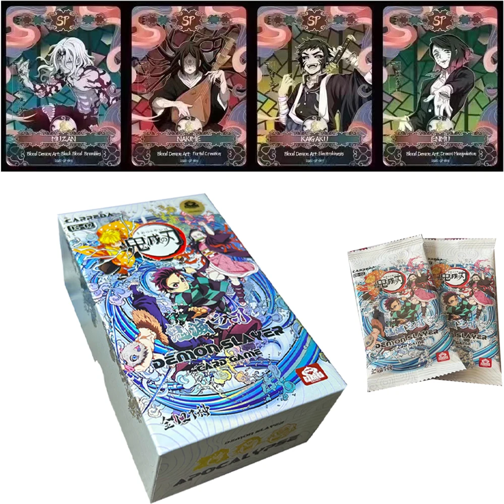 

Demon Slayer Collection Card English Version Aikaho DS-02 Apocalypse Box Rainbow Gifts Anime Birthday GifGame Kids Toy