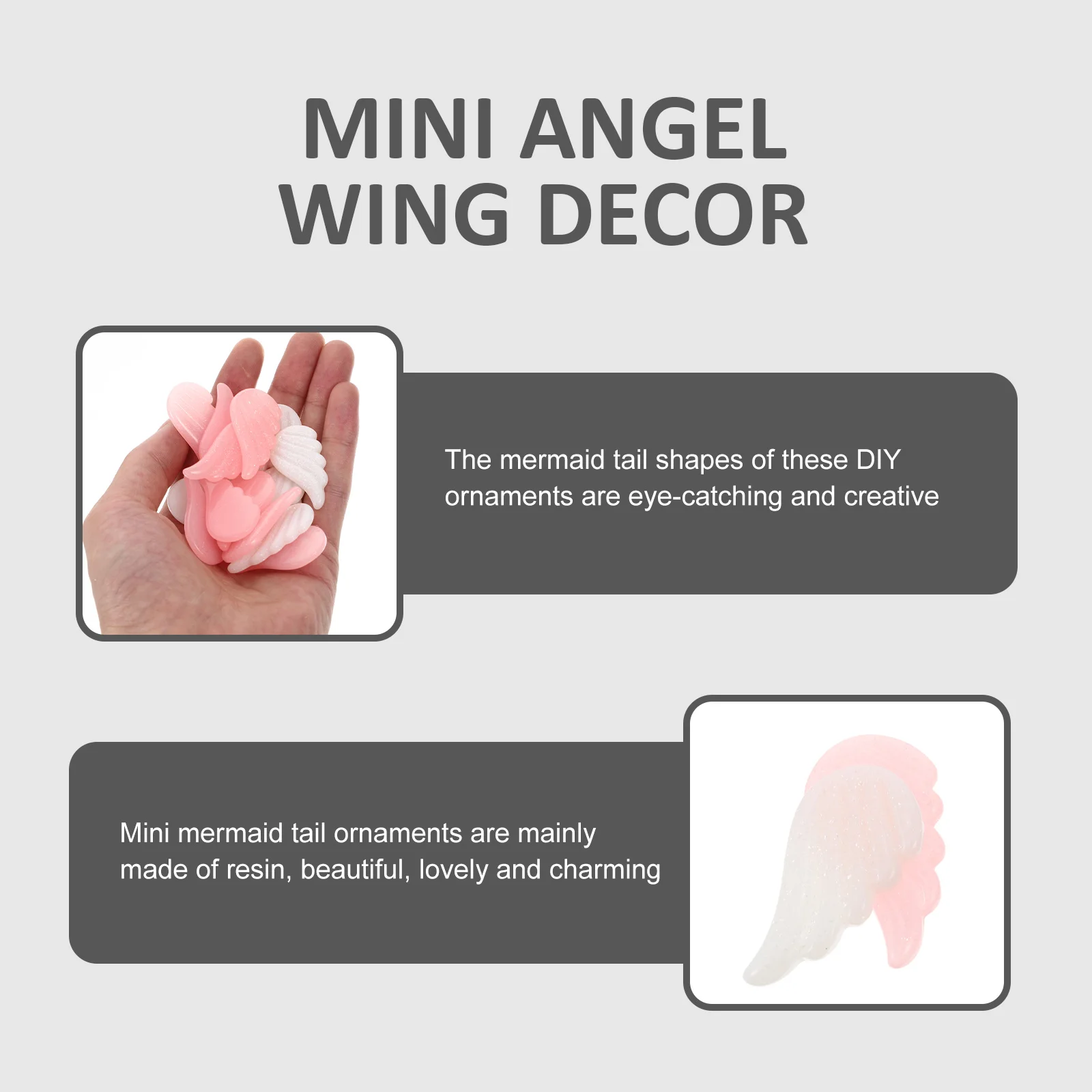 20 pezzi mini decorazioni in resina artigianale ornamento fai da te fermaglio per capelli fermaglio per capelli cassa del telefono fascino durevole leggero superficie liscia