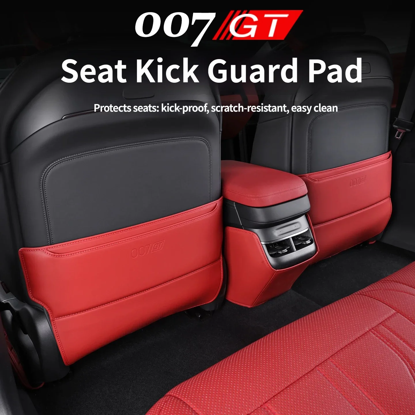 For Zeekr 7GT 007GT 2025 2026 Seat Back Anti Kick Pad Automotive Modification Parts Anti Dirty Leather Protective Pad