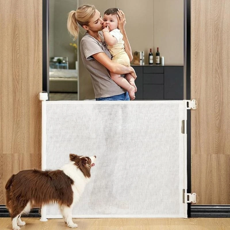 格納式のペットゲートベビーゲートインストールキットホームの安全性と保護のためのキット