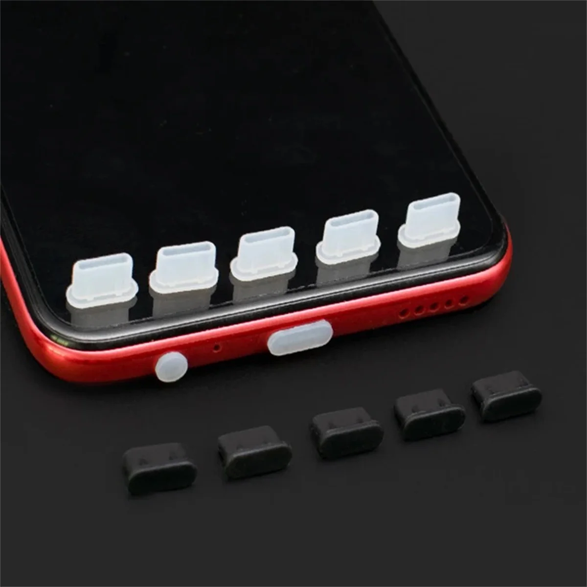 

10/20Pcs Type-C Dust Plug USB Charging Port Protector Silicone Anti-dust Plug Cover Cap for Samsung Huawei Xiaomi Phone Dustplug
