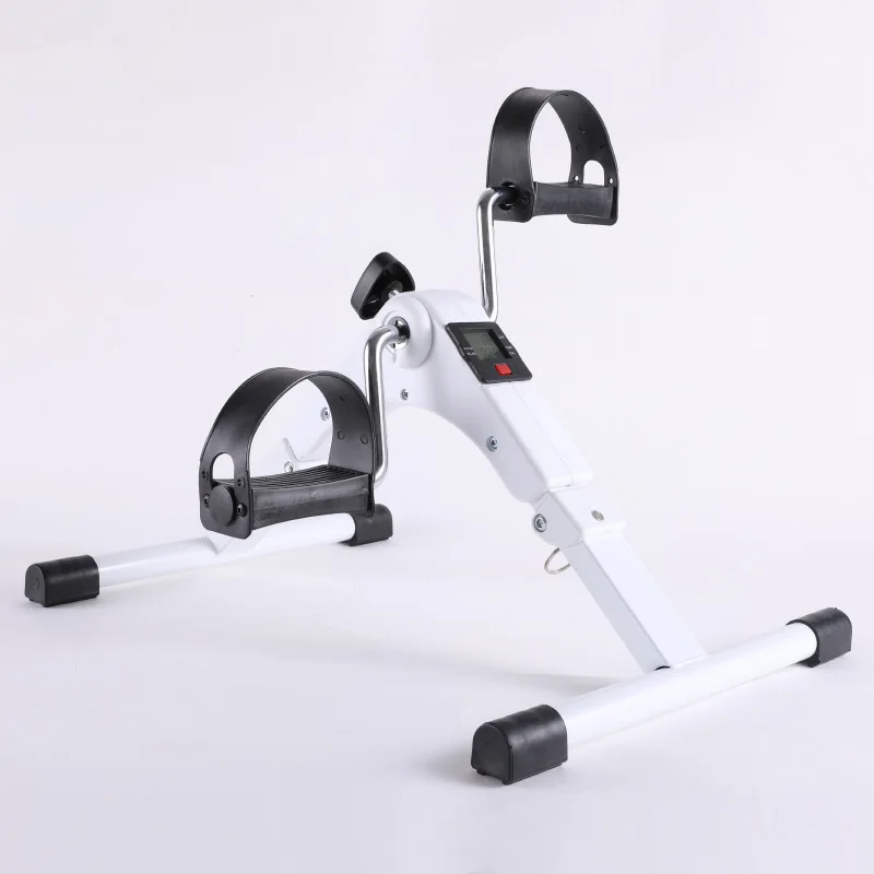 

LH1 Folding Pedal Exerciser Mini Arm Leg Under Desk Exercise Bike Foot Hand Cycle Portable Stationary Peddler Machine Bicycle