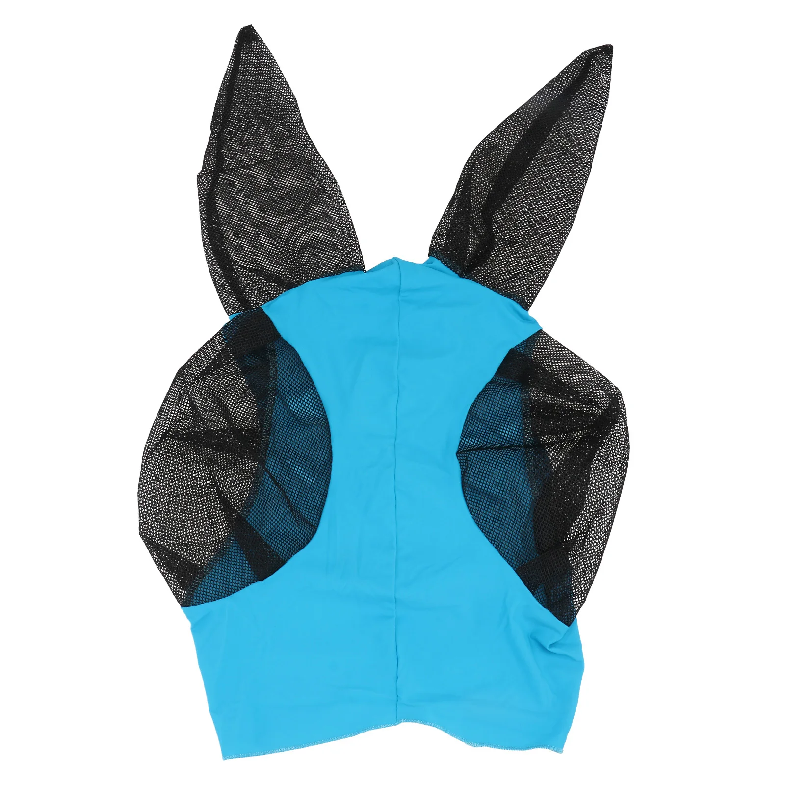 قناع الذبابة الزرقاء خفيف الوزن لمنع لدغة الحصان في الهواء الطلق، قناع شبكي واقٍ للرقبة، قناع محمول #3