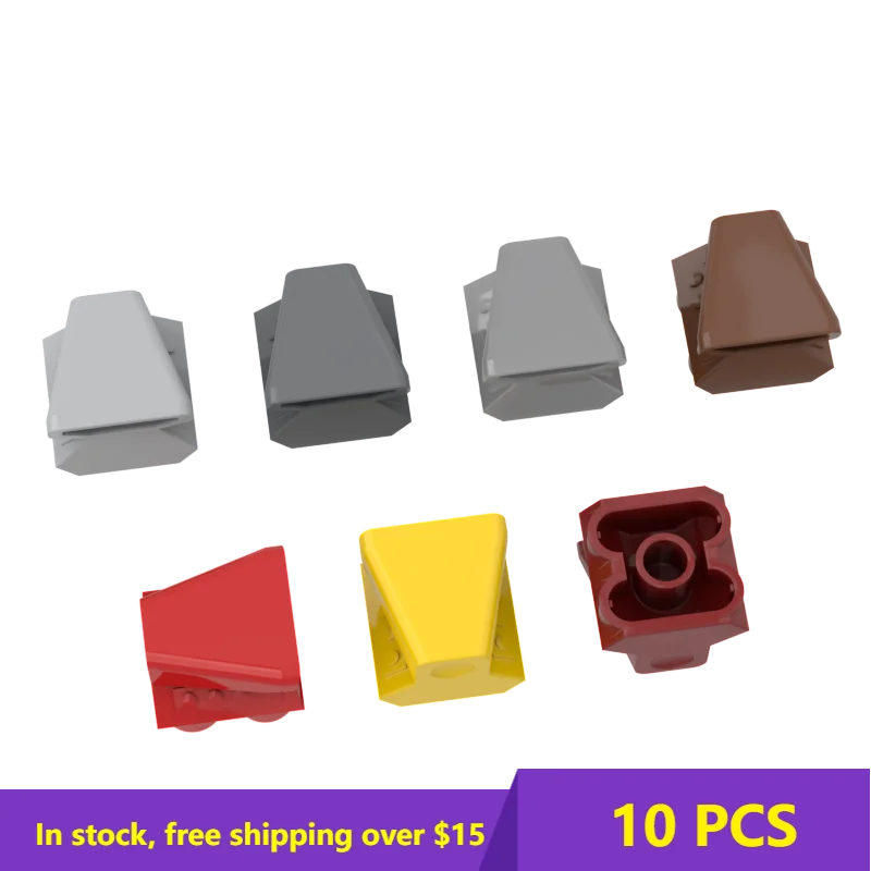 

10PCS Bricks Assembles Particles 50943 Vehicle Air Scoop Engine Top 2x2 for Building Blocks Parts Classic Brand Kids DIY Toys