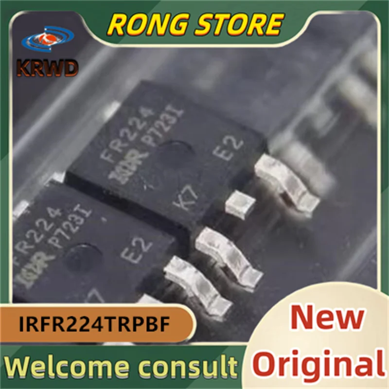 30PCS FR224 IRFR224  IRFR224TRPBF 250V 3.8A TO252   New and Original