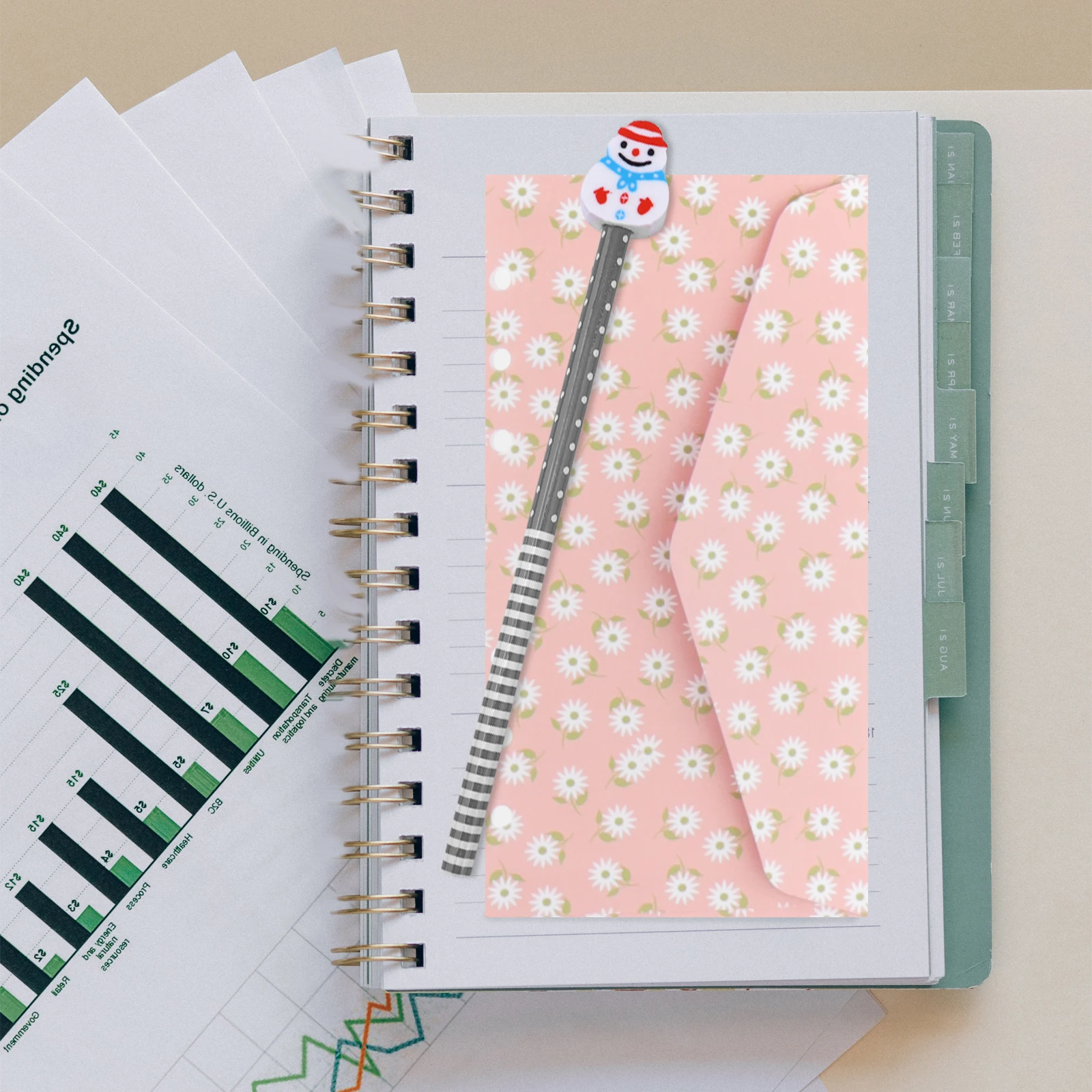 

1 set 1 Set Creative Cash Portable Expense Recording Cards Loose Leaf Budget Sheets Personal Finance Decorative