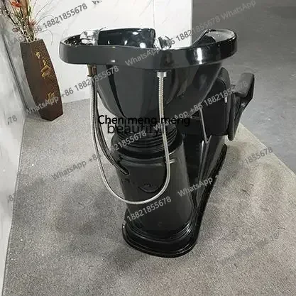 

smt7486 Hair Salon for Hair Salon Sitting Half Sitting Half Lying Hair-Washing Chair Head Therapy Bed Chair Flushing Hair-Washin