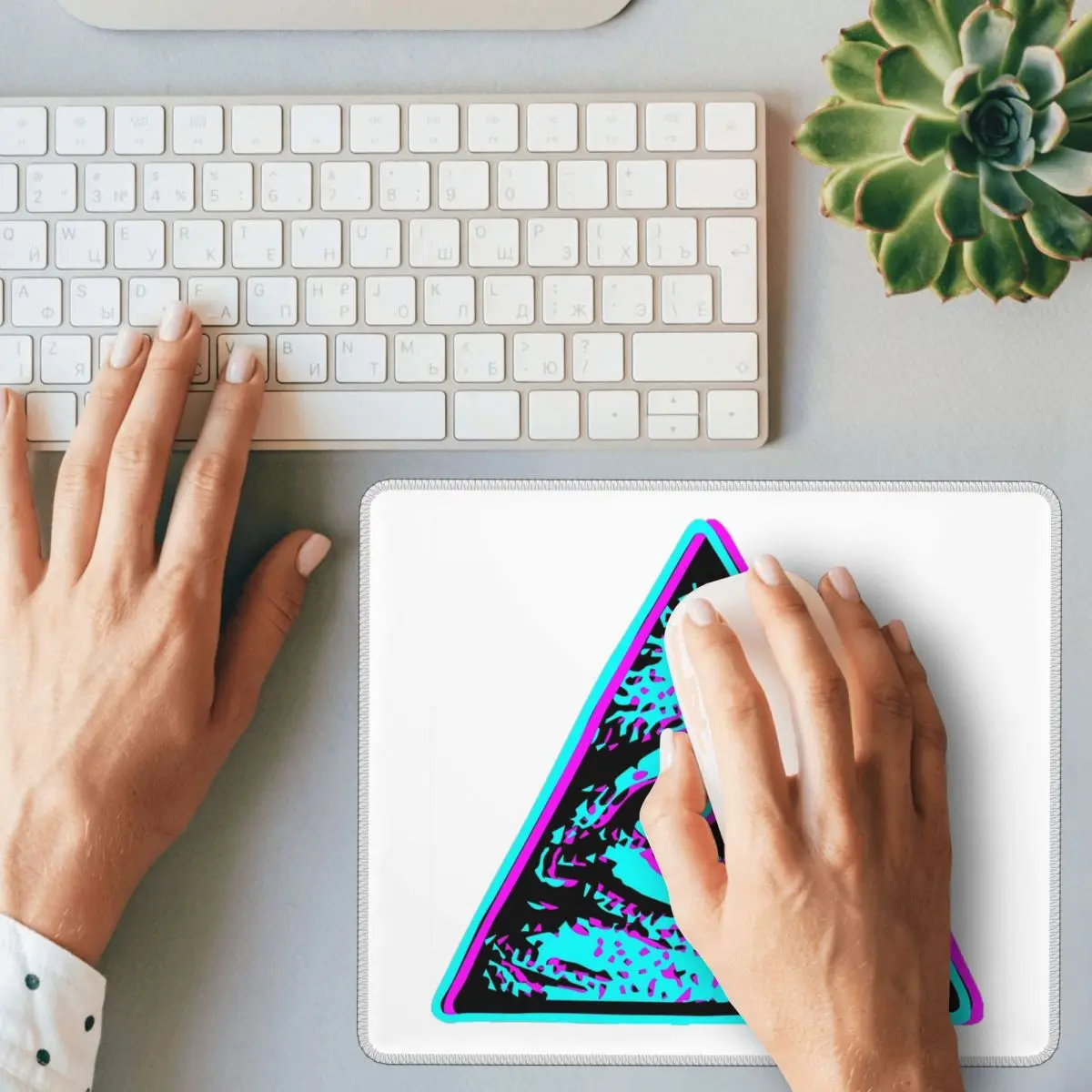 Eye Illuminati Mouse Pad Keyboard Komputer Mouse Mat Gamer PC Laptop Desk Mat Aksesori Kantor Alas Meja