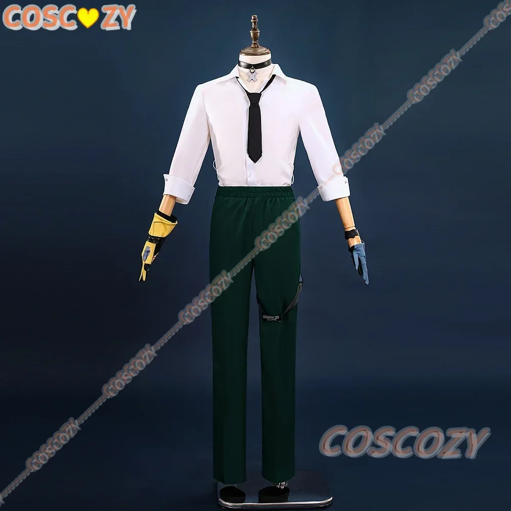 Disfraz de Cosplay Harumasa, peluca Zenless Zone Zero Game, uniforme, diadema, Gargantilla, accesorios, sección 6, traje de fiesta de Halloween para mujeres y hombres