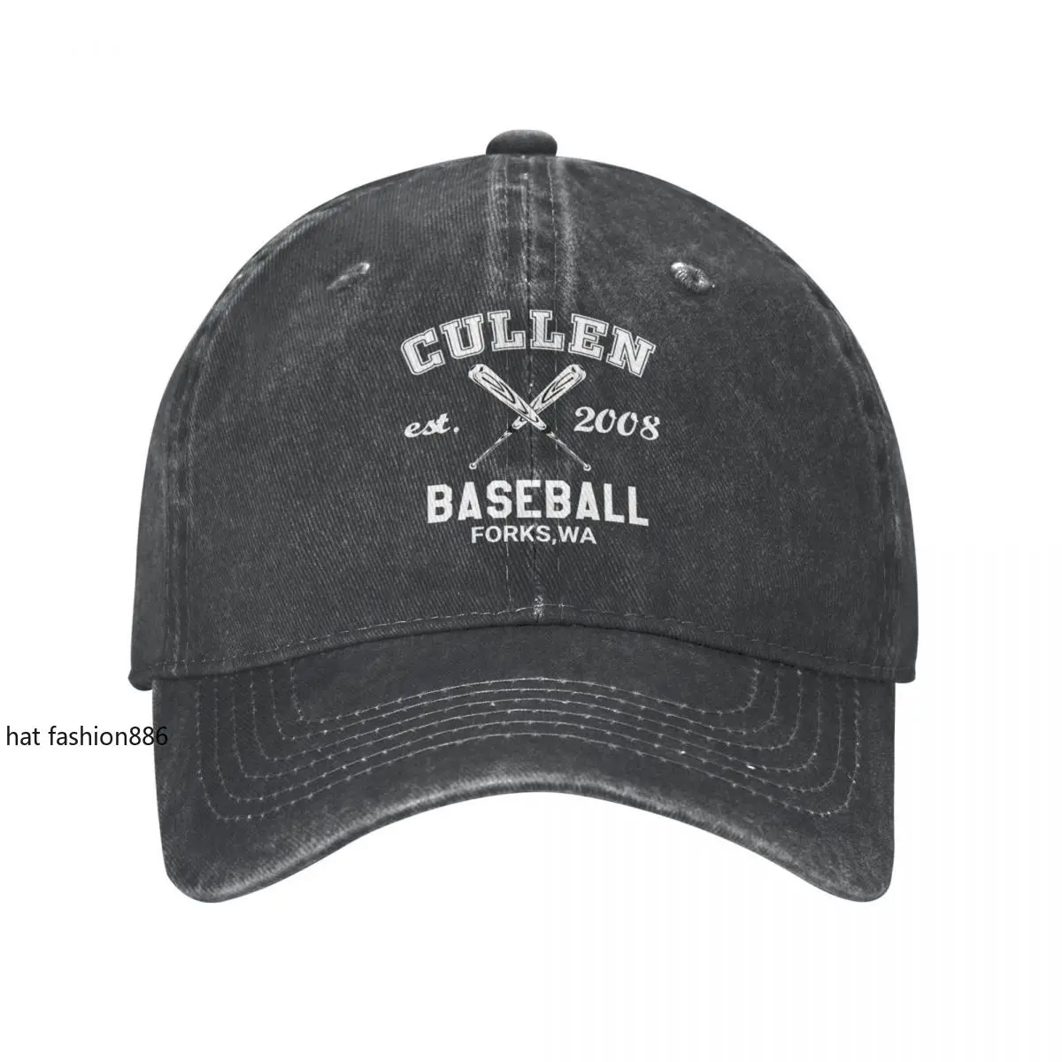 Cullen Baseball Twilight Men Women Baseball Cap Distressed Denim Washed Hats Cap Vintage Outdoor Travel Gift Headwear